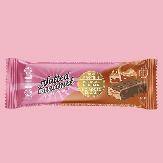 Baltyminis batonėlis „sūdyto karamelės“ skonio 55g