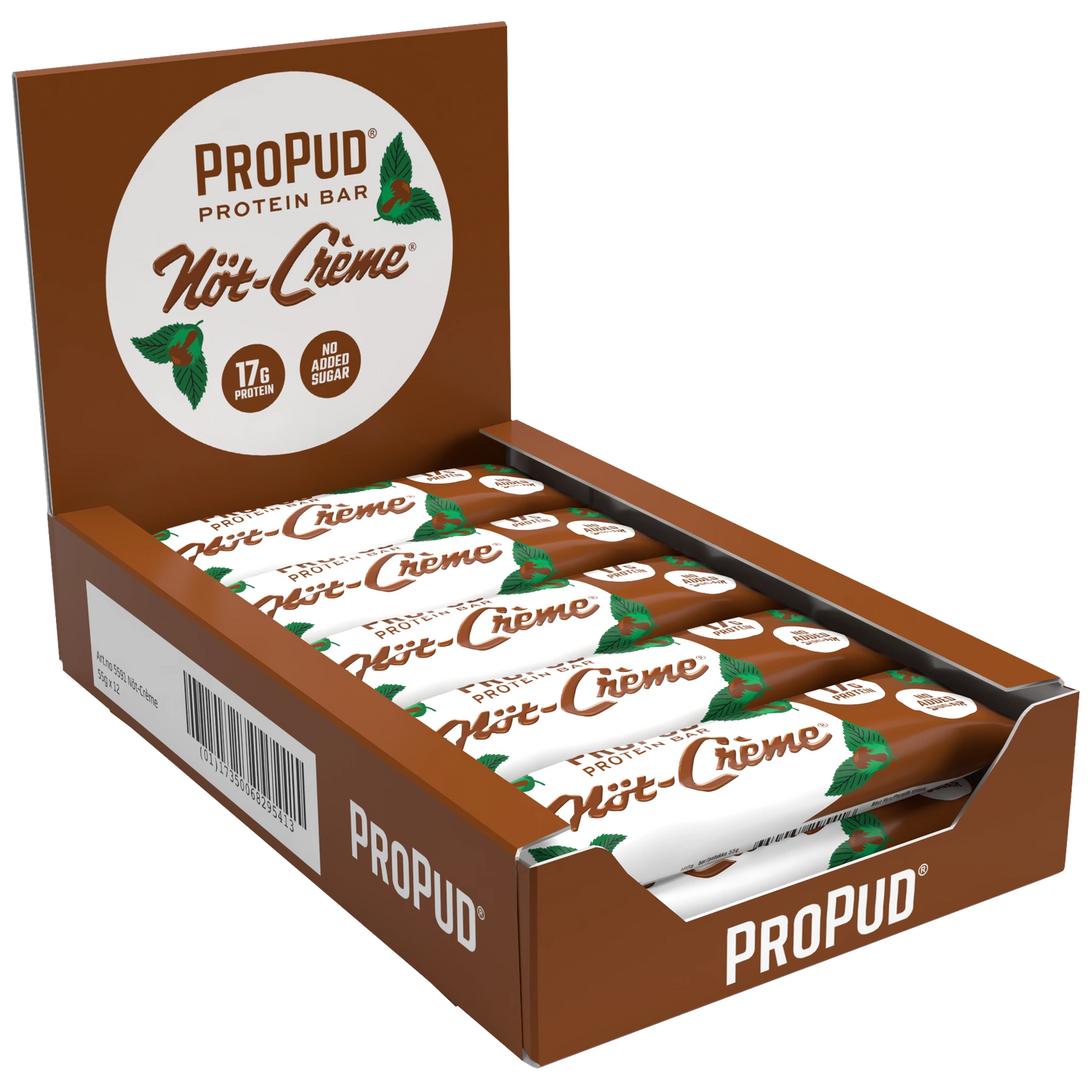 ProPud baltyminis batonėlis „nöt-Crème“ 12 x 55g