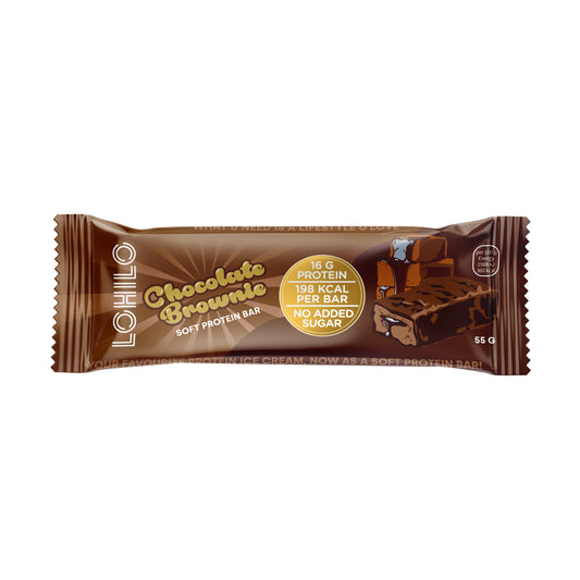 Baltyminis batonėlis „šokoladinis braunis“ 55g