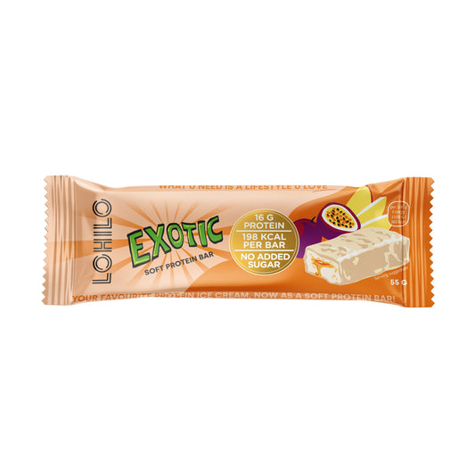 Baltyminis batonėlis „egzotiškas“ 55g