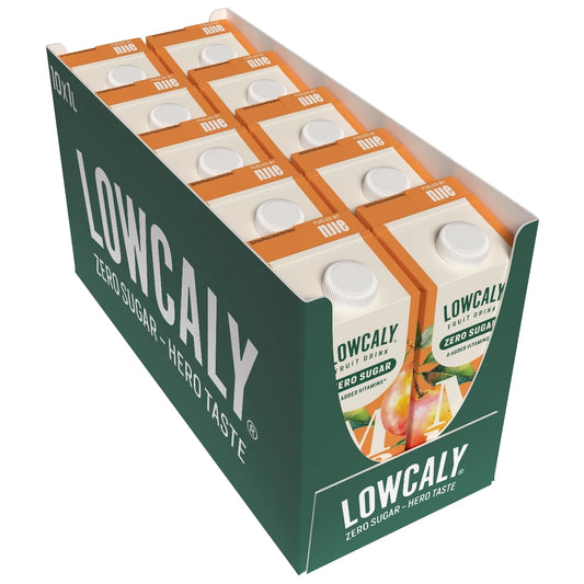 Lowcaly be cukraus vaisių gėrimas "mango" 10 x 1L