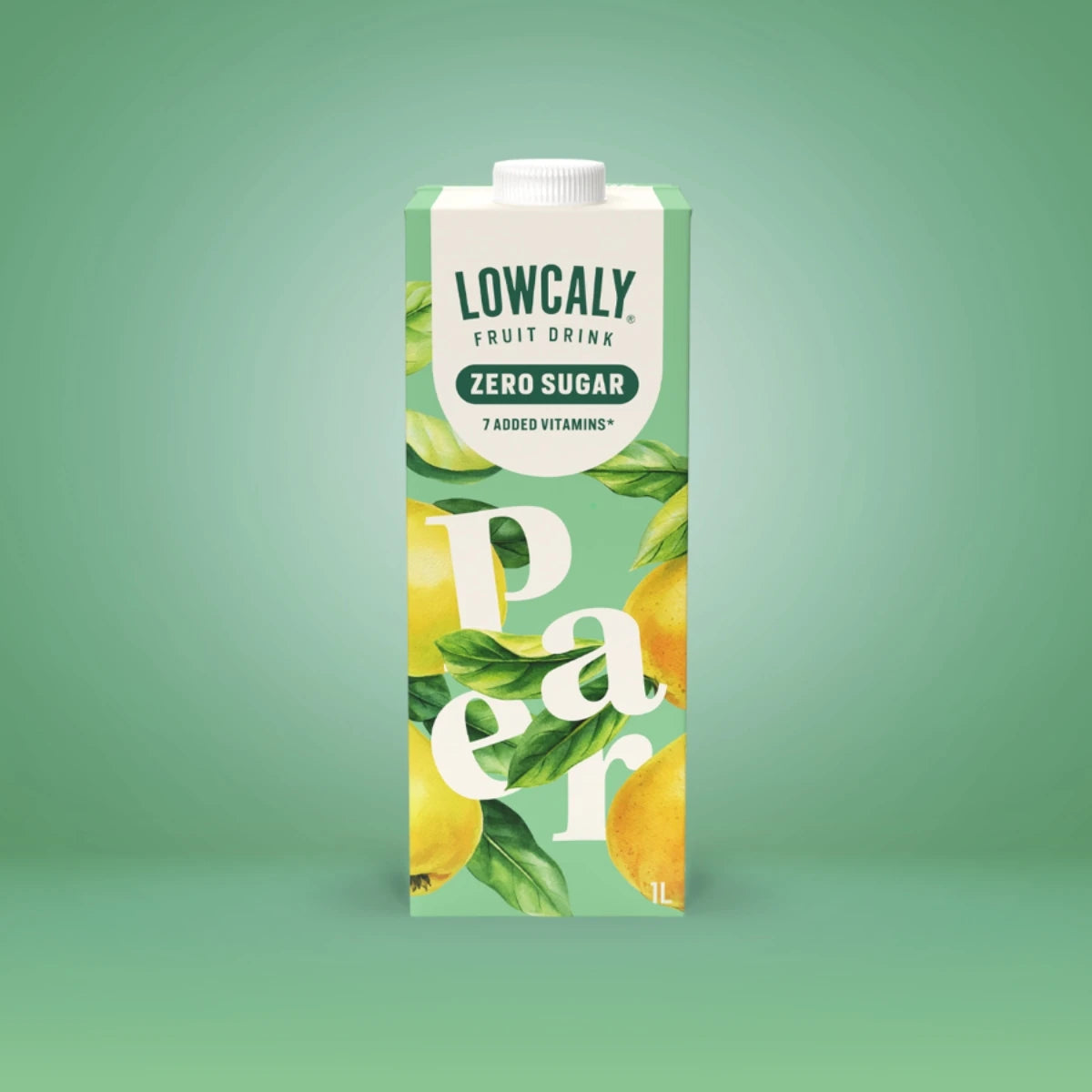 Lowcaly be cukraus vaisių gėrimas „kriaušė“ 10 x 1L