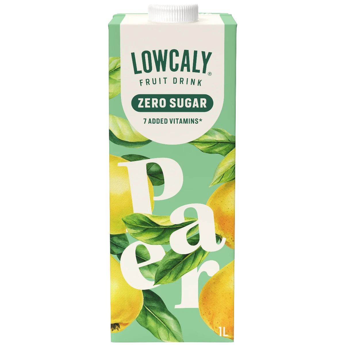Lowcaly be cukraus vaisių gėrimas „kriaušė“ 10 x 1L
