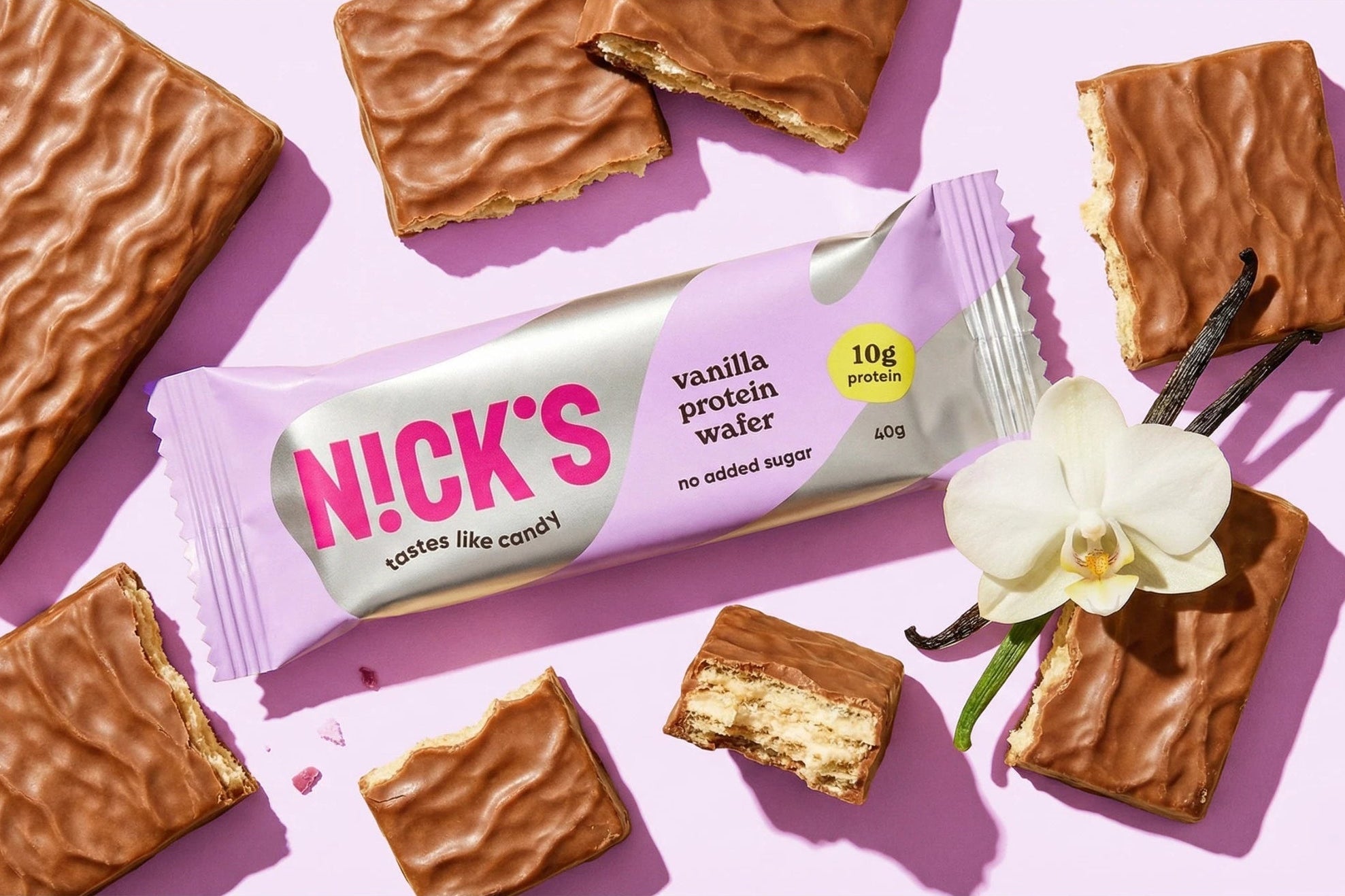 NICK'S Vanilla Protein Wafer 40 g