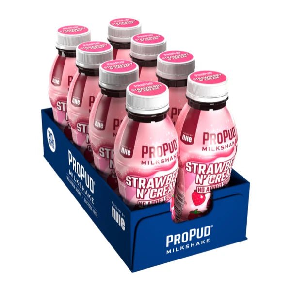 NJIE ProPud Strawberry n’ Cream Protein Shake Box of 8