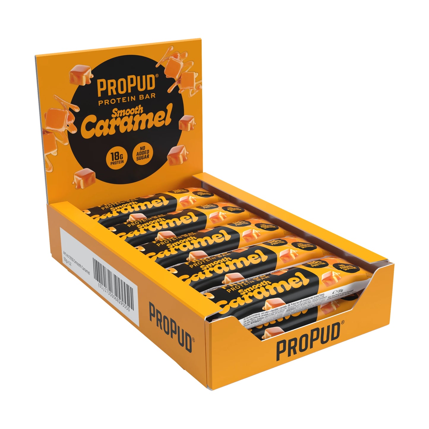 ProPud proteino batonėlis „švelnus karamelės“ 12 x 55g