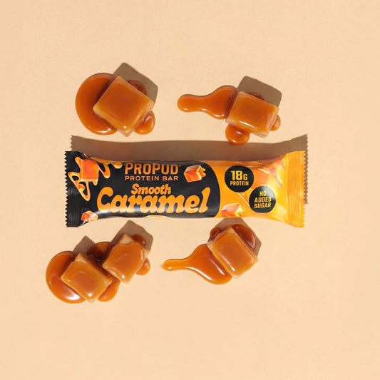 ProPud proteino batonėlis „švelnus karamelės“ 55g