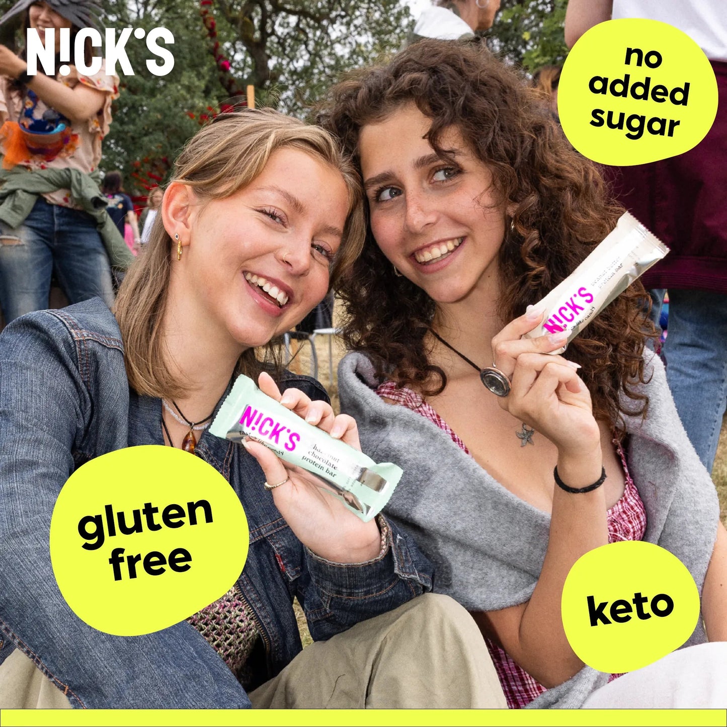 NICK'S - Proteiinibatoon "hazelnut chocolate" 50g - njom.ee