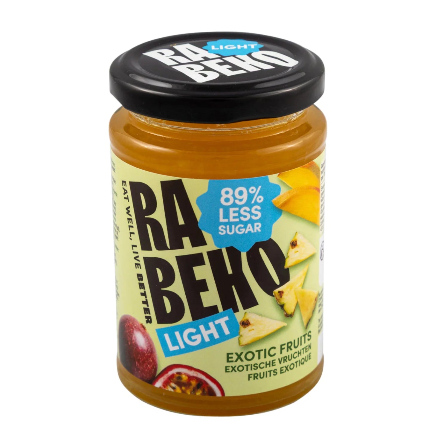 LIGHT egzotinių vaisių uogienė 230g