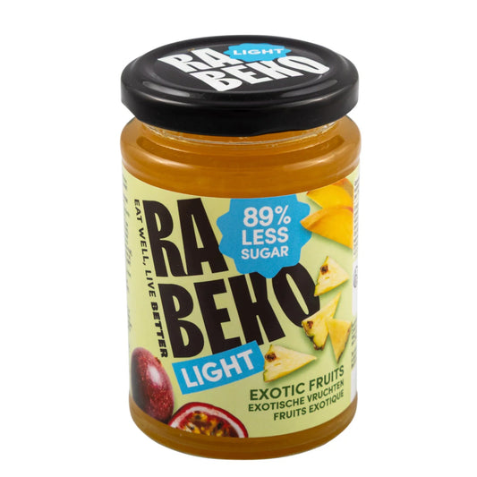 LIGHT egzotinių vaisių uogienė 230g
